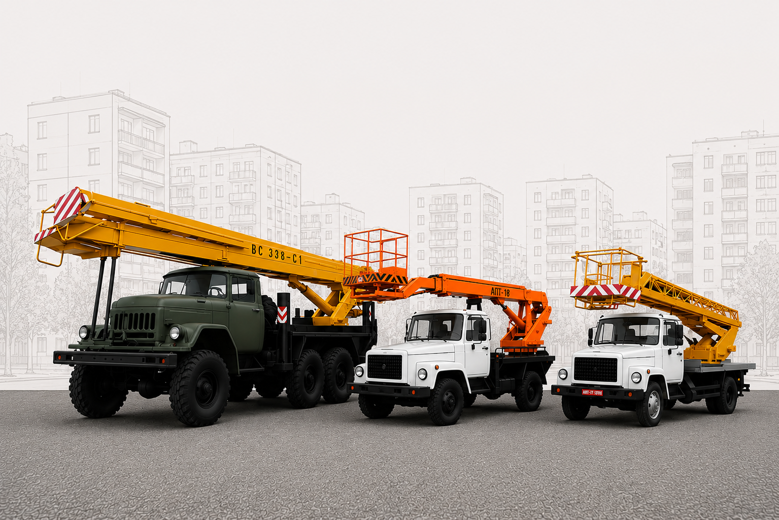 Автовышка для высотных работ в Минске